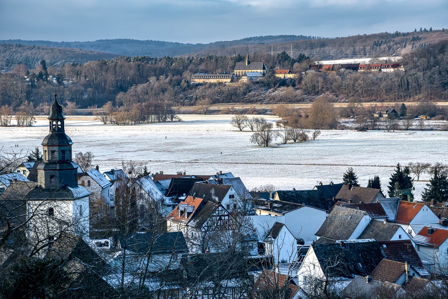 Wetzlar Steindorf during winter.