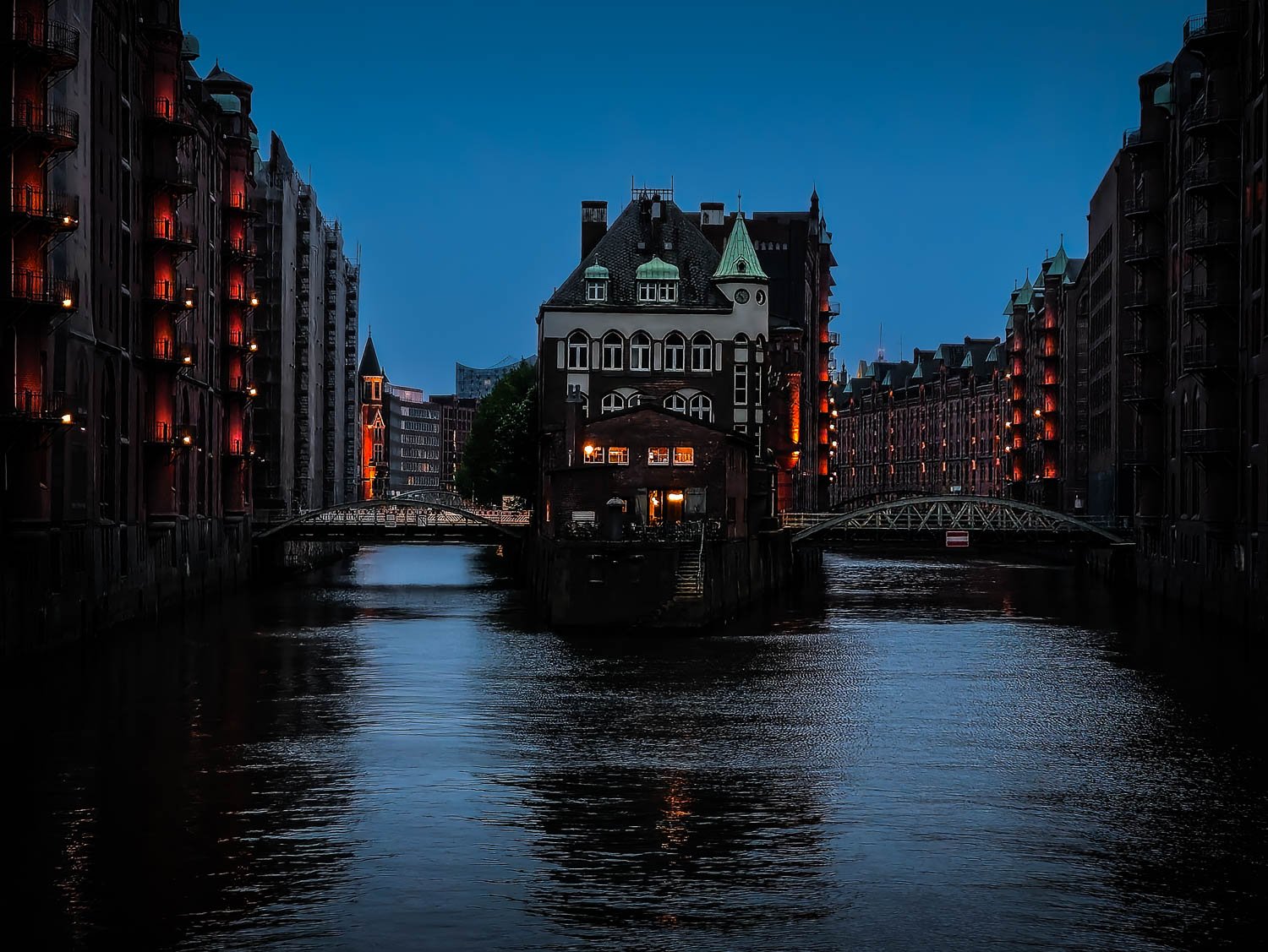Hamburg, Altes Wasserschloss.