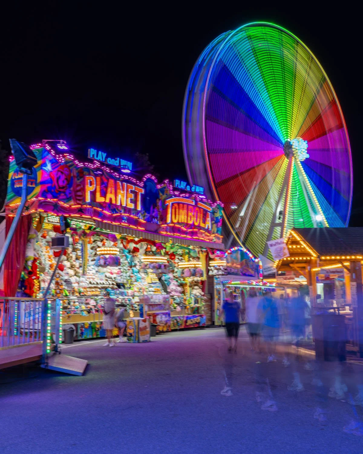 Speyer, Brezelfest fun fair.