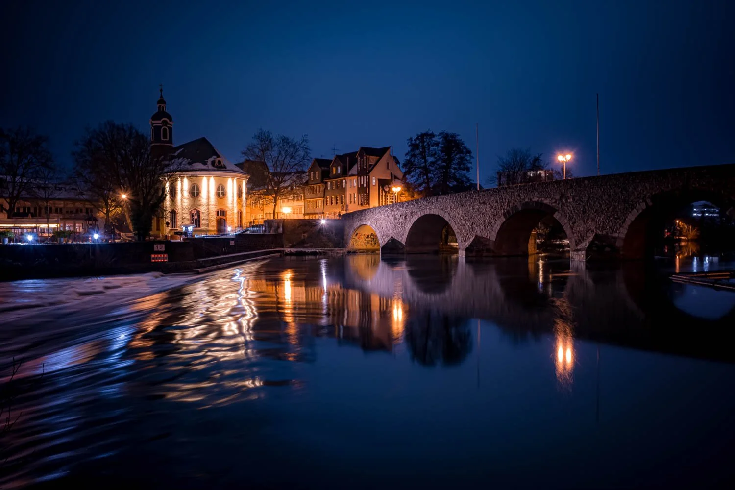 Wetzlar, Old Lahn River Bridge.