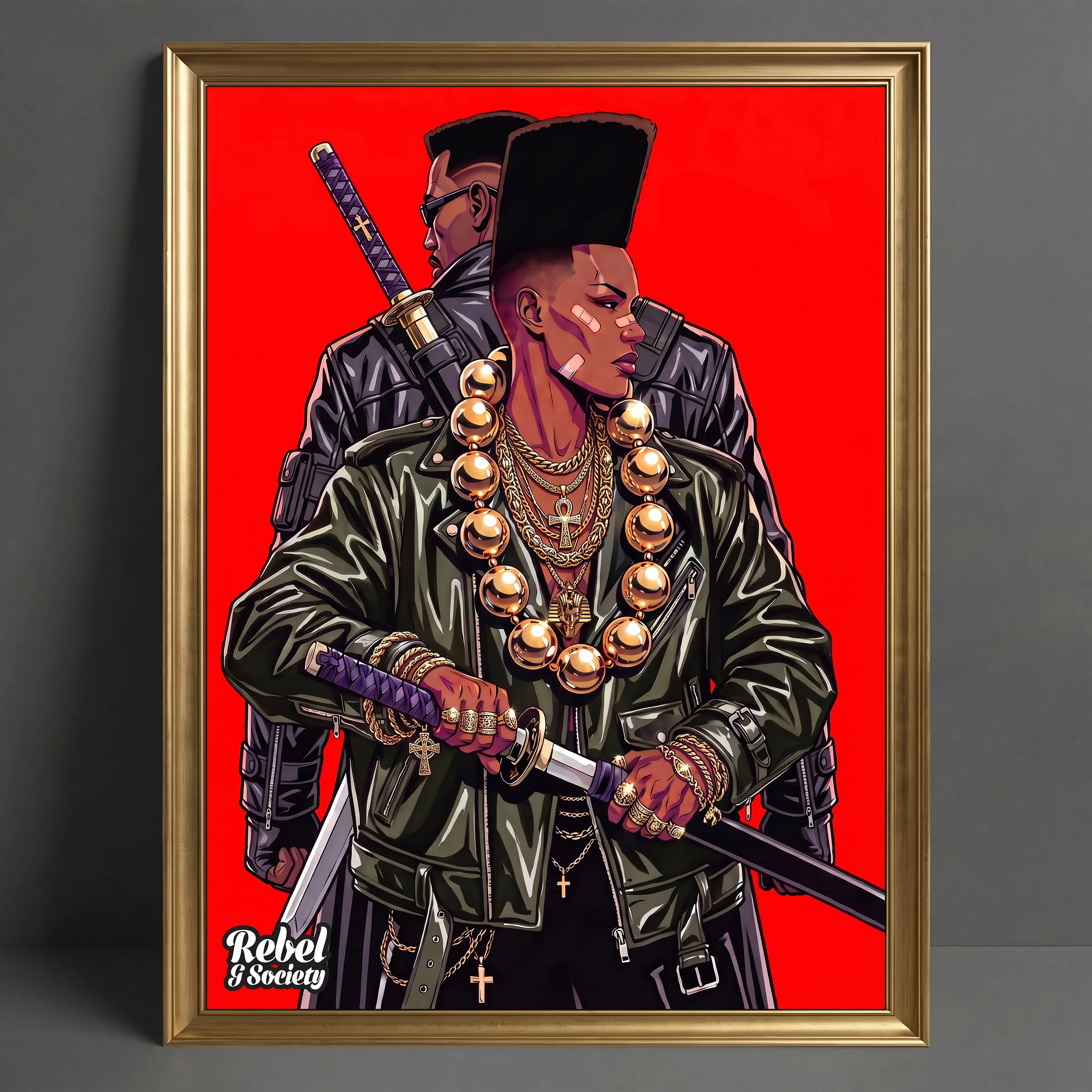 Blade Omega Framed Poster