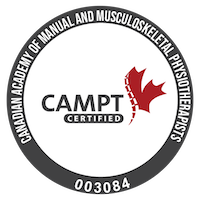 CAMPT Certified seal — Daniel Muise Fellow of the Canadian Academy of Manual and Musculoskeletal Physiotherapists