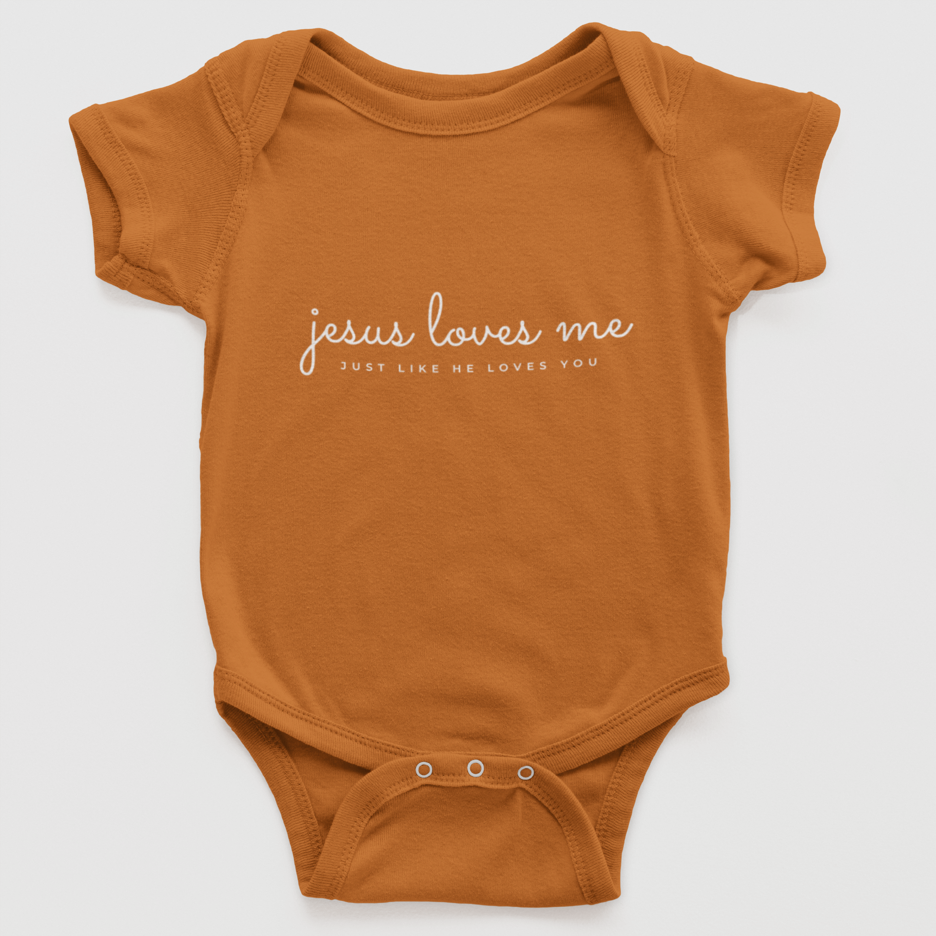 ‘Jesus Loves Me’ Baby Onesie