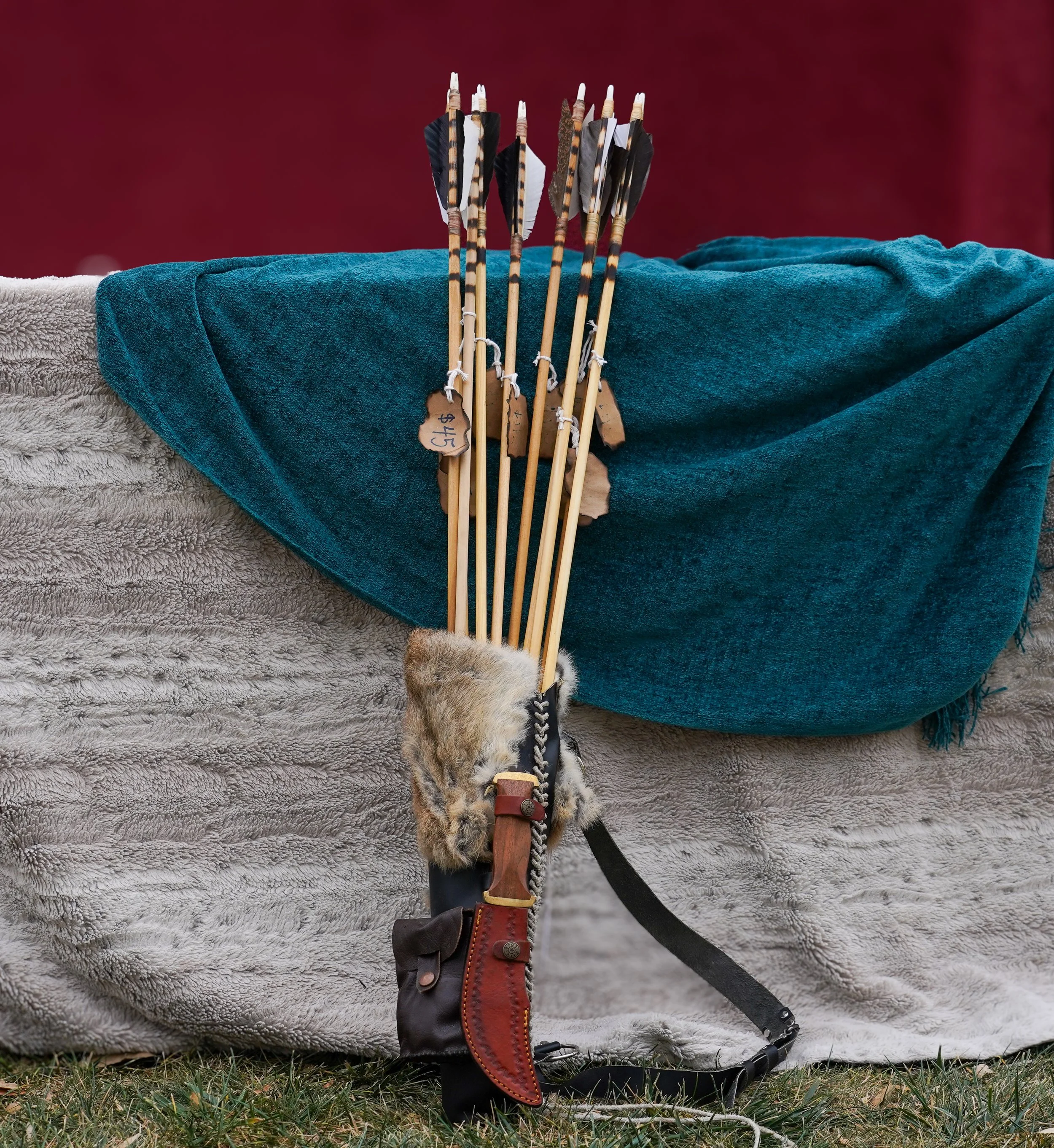 Cow hide-rabbit fur quiver-5 (2).jpg
