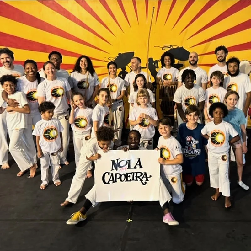 Afro-Brazilian Capoeira performance featuring music and movement