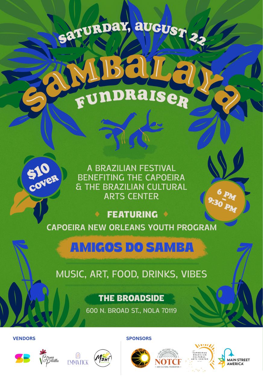 Sambalaya fundraiser: The Broadside, August 22nd, 2026