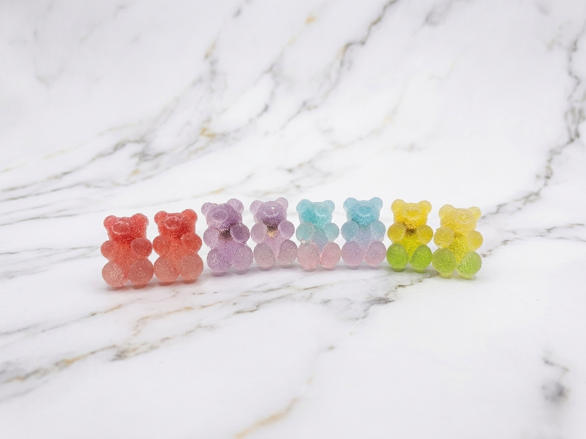 Saure Gummibärchen-Ohrringe