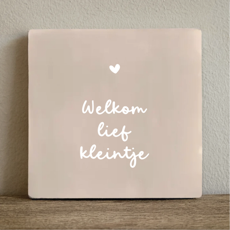 Welkom lief kleintje