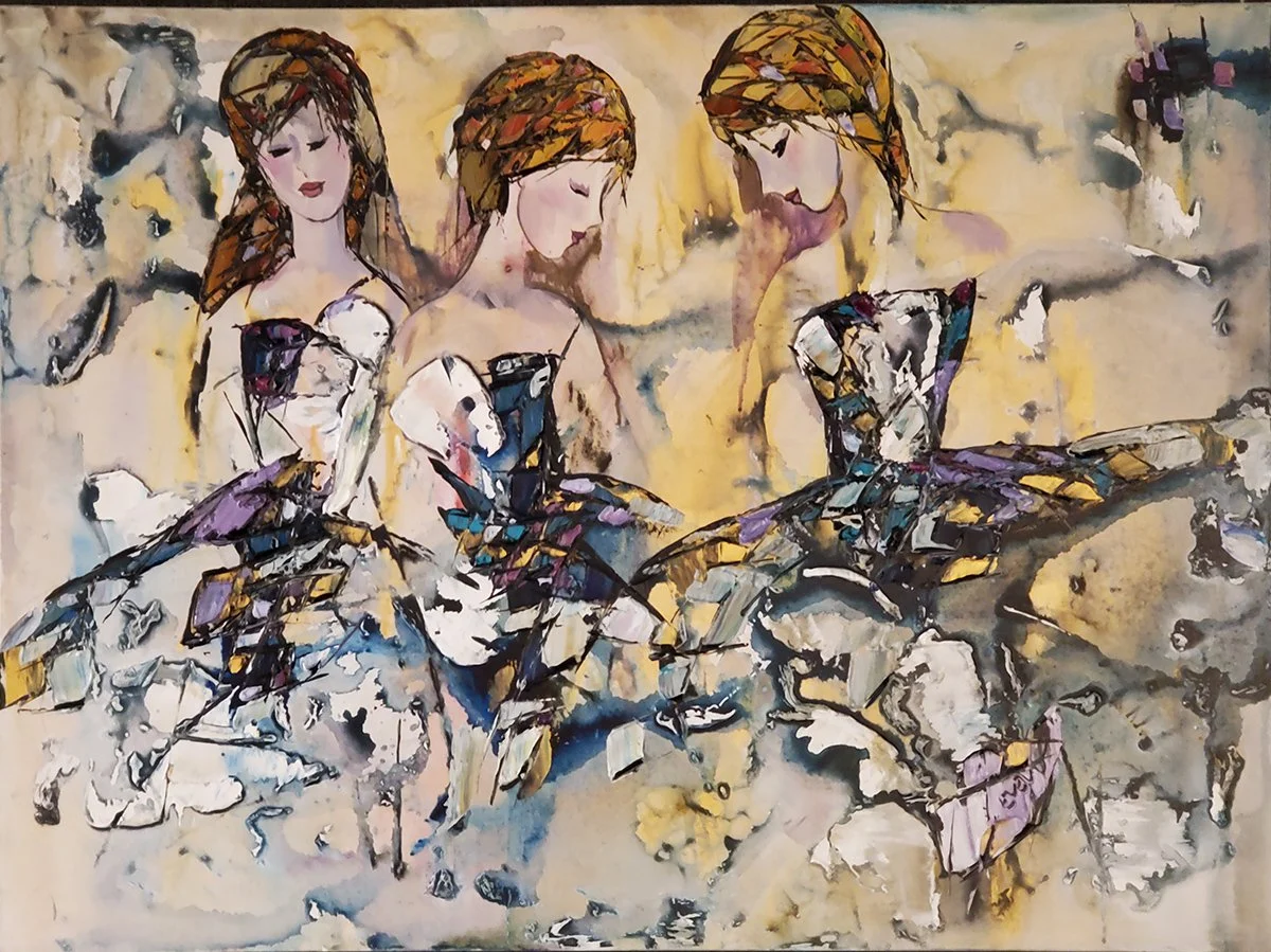 Maya Eventov Ballerinas Dancing Blues 