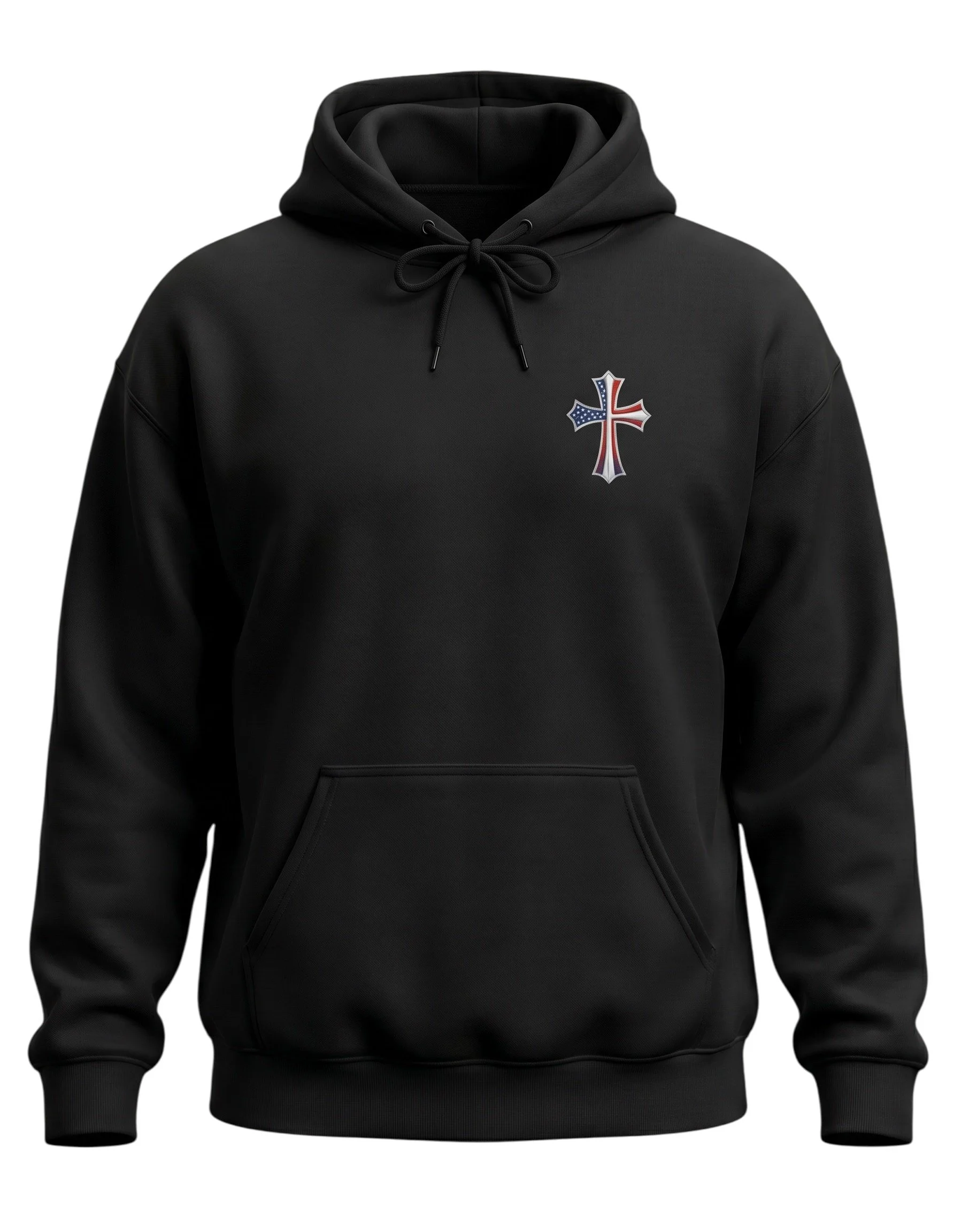 Rock n' Faith Black Hoodie Front.jpg