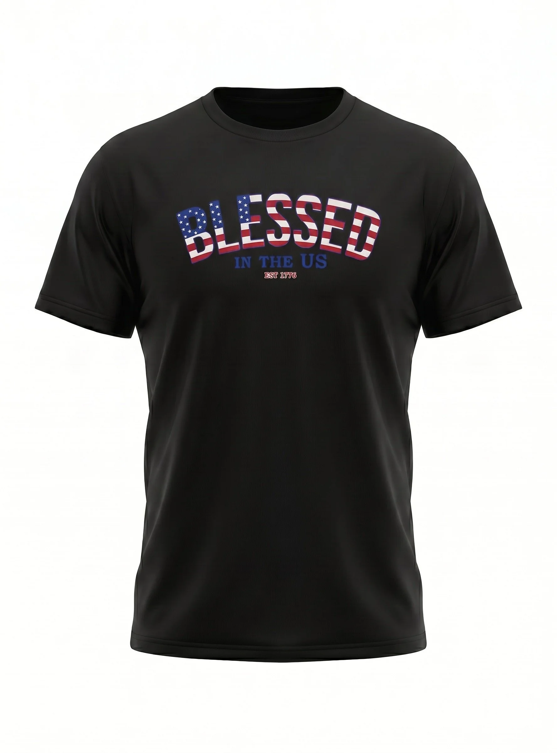 Stars & Stripes Black Tee.jpg