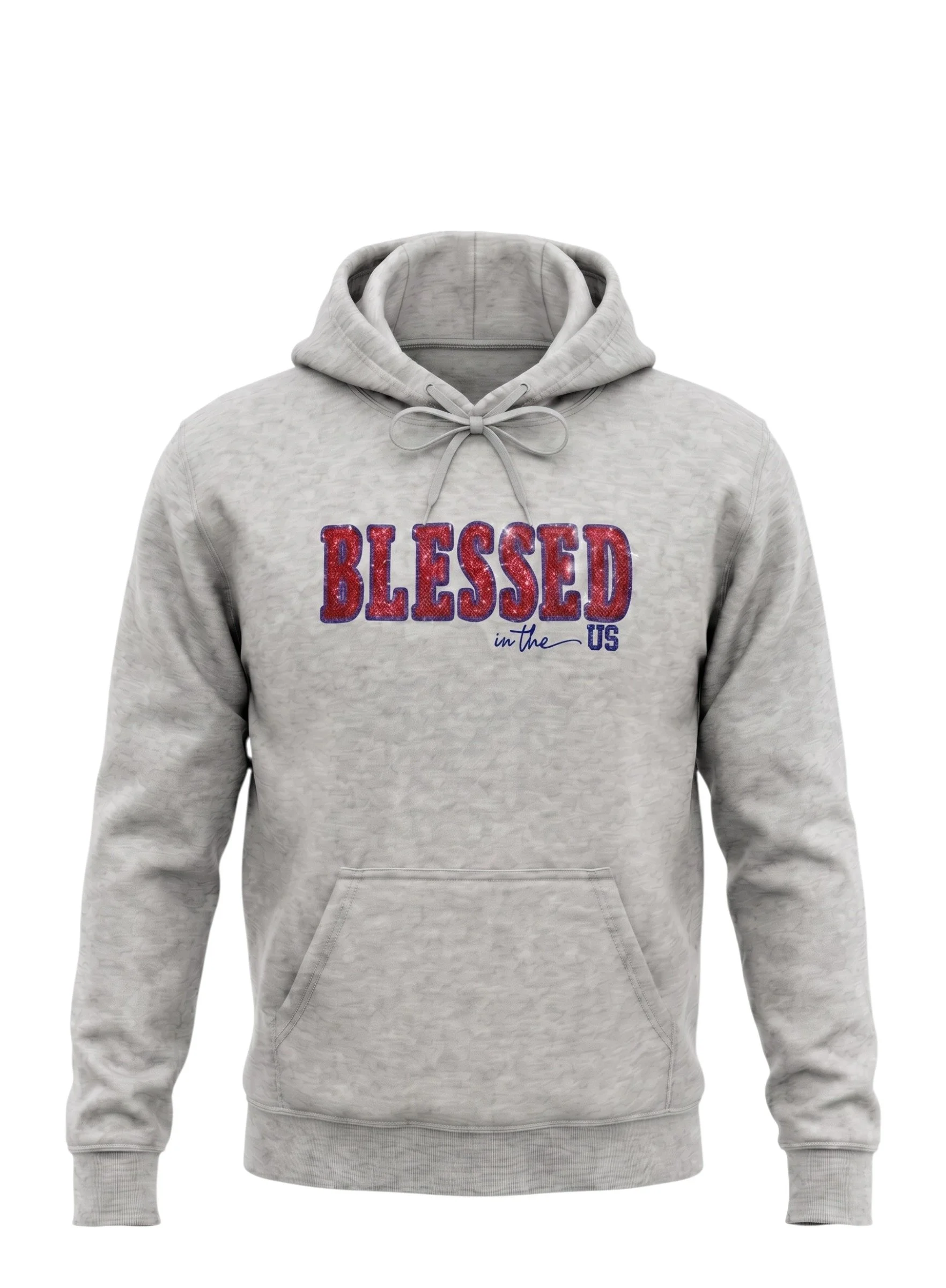 Red, White & Glitter Grey Hoodie-Red Glitter.jpg