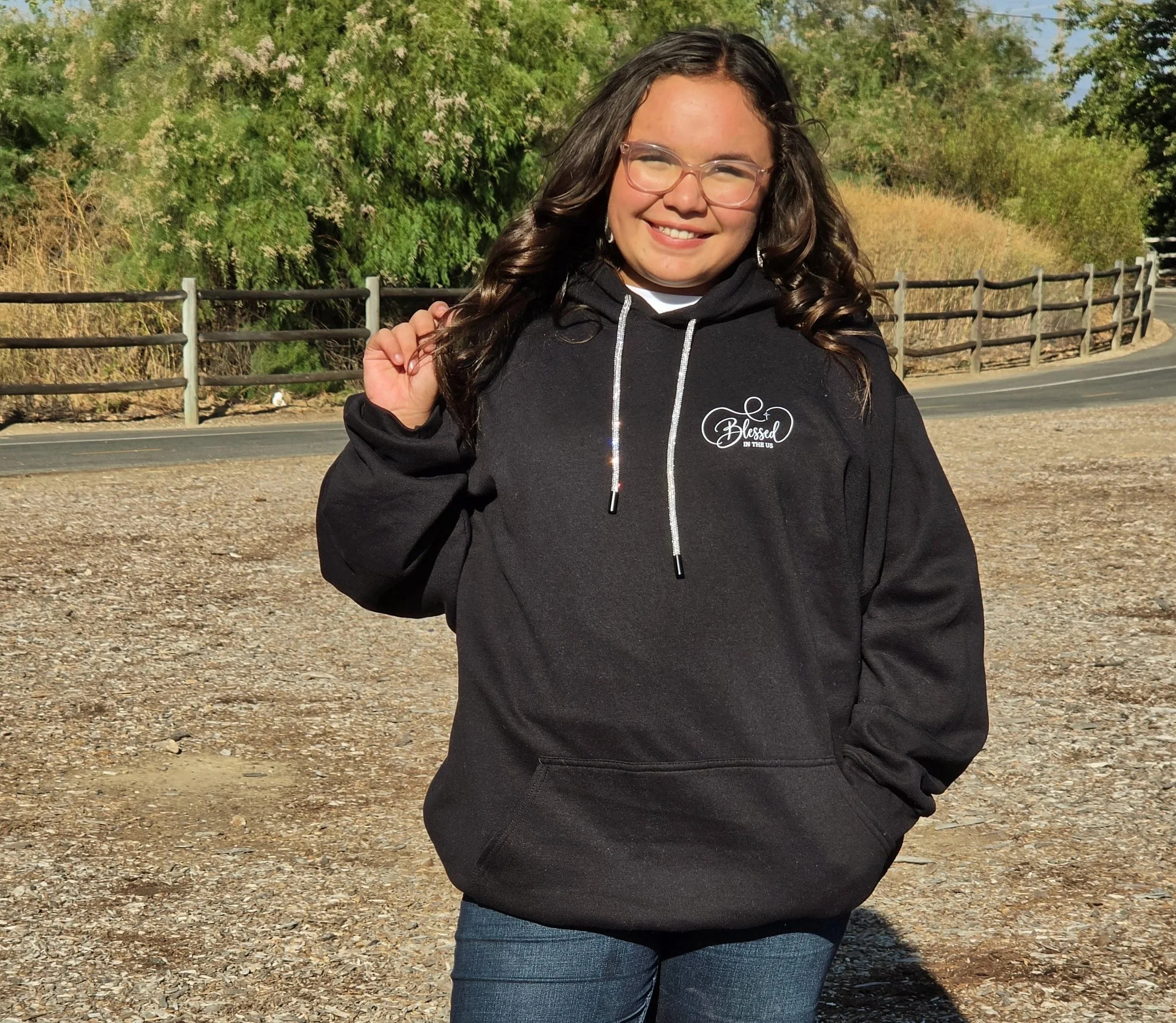 I Am Blessed Adult Hoodie