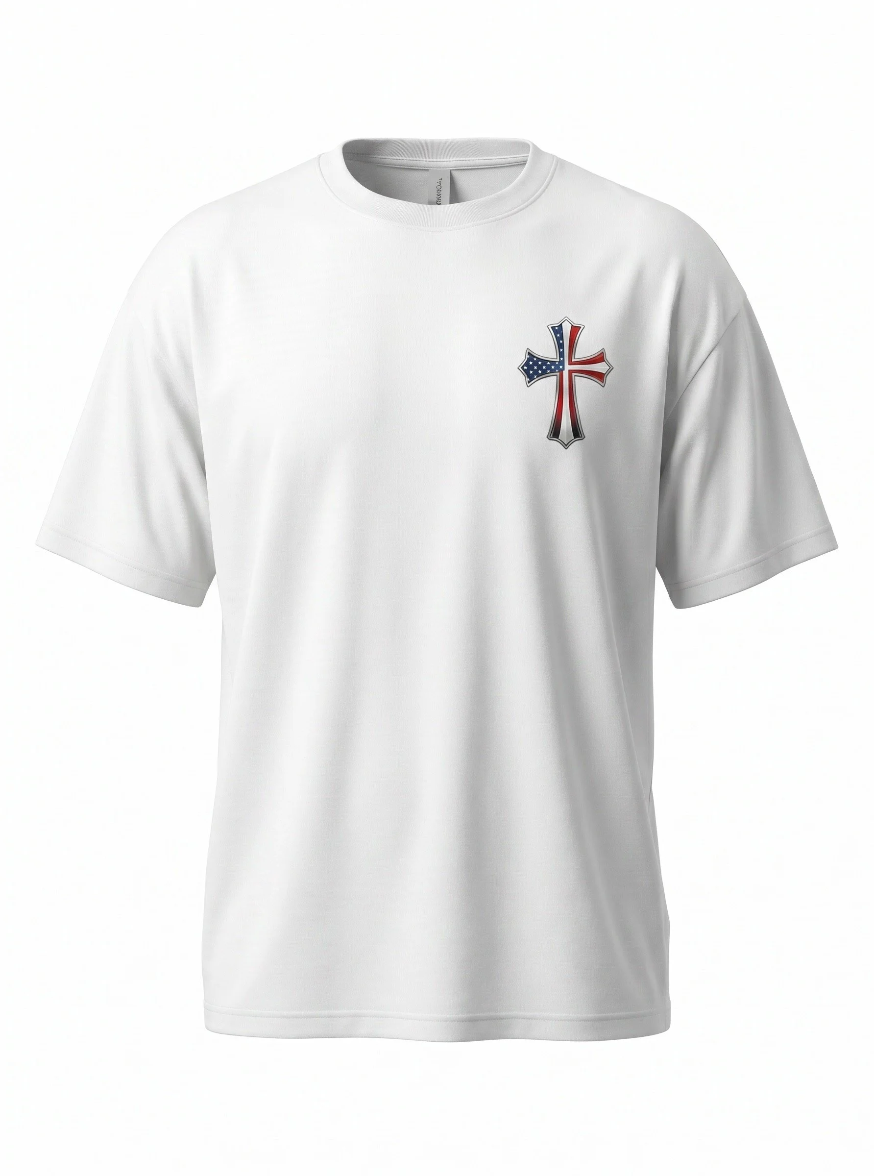 Rock n' Faith White Tee-Front.jpg (Copy)