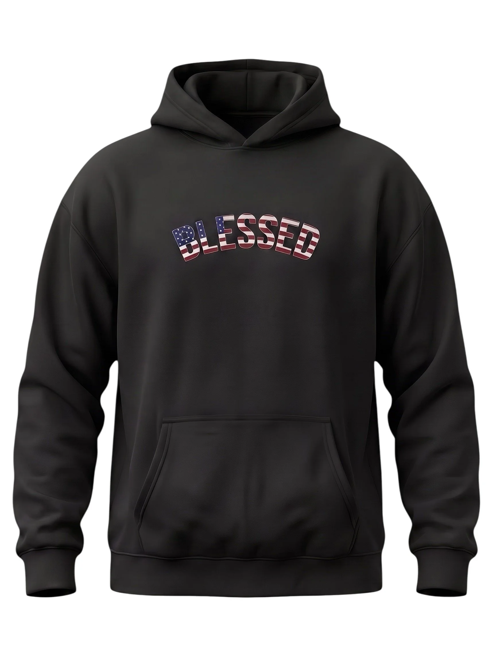 Stars & Stripes Black Kid Hoodie.jpg