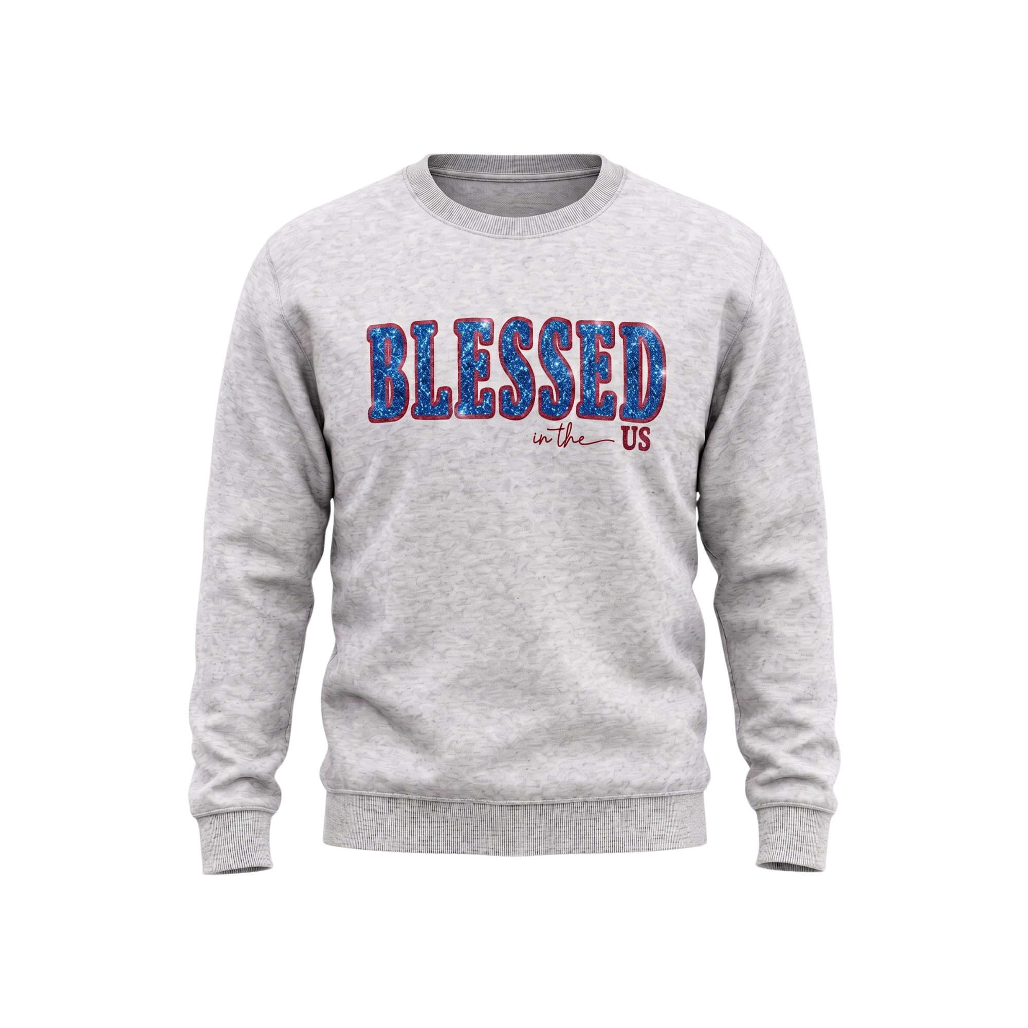 Red, White & Glitter Grey Hoodie-Blue Glitter.png