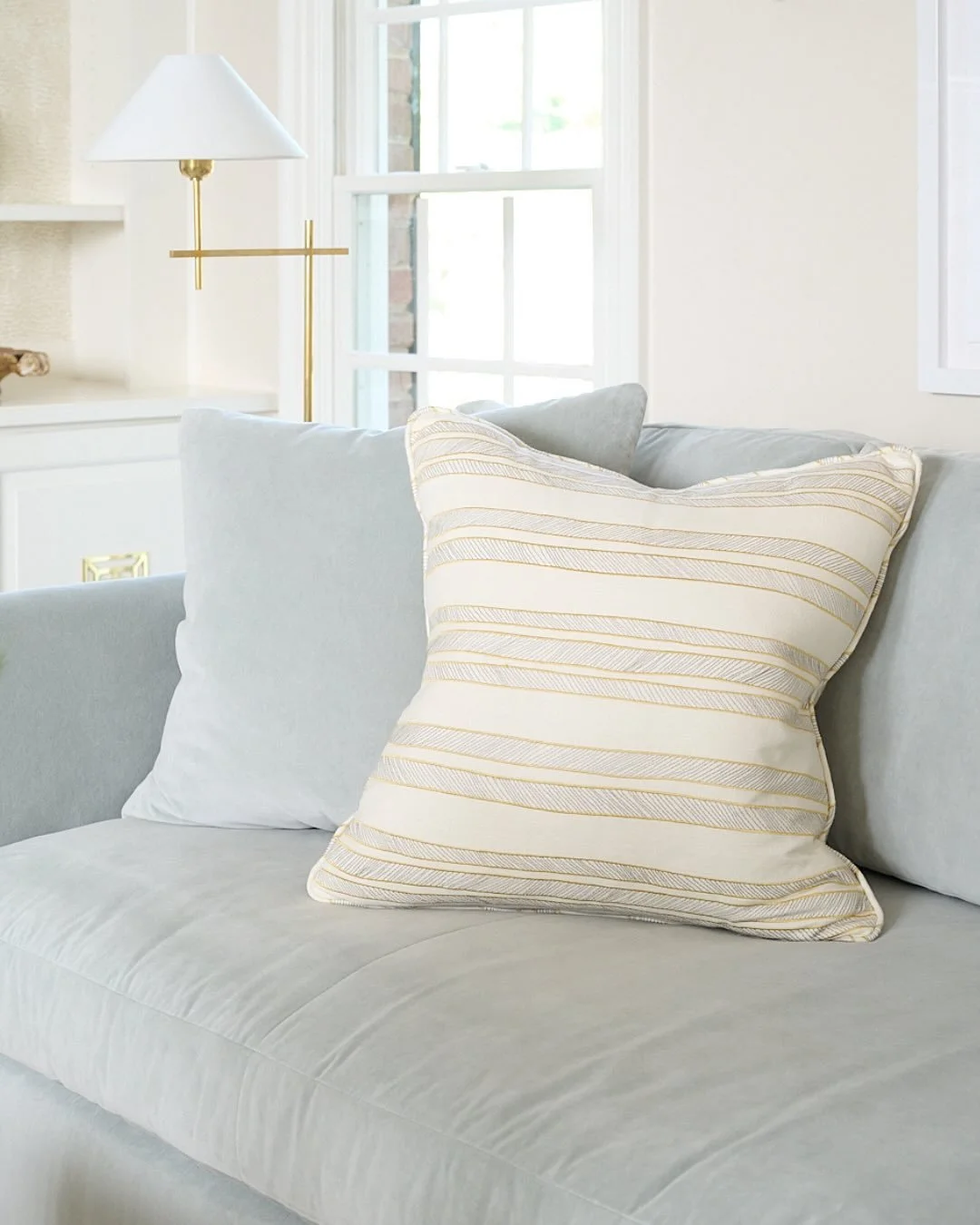 Pattern and texture are how a neutral room becomes a distinct one.