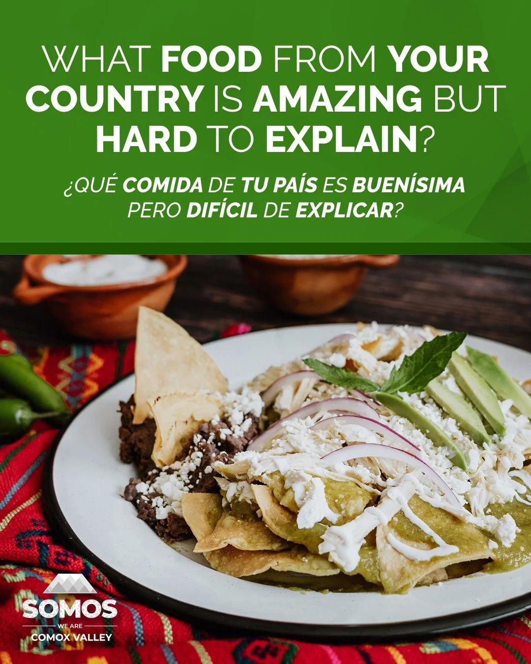 Some foods are delicious&hellip; but nearly impossible to describe to somebody who hasn&rsquo;t had them before 😄

Mine is chilaquiles 🇲🇽

And honestly&hellip; they are SO hard to explain 😂

&ldquo;They&rsquo;re kind of like nachos&hellip; but yo