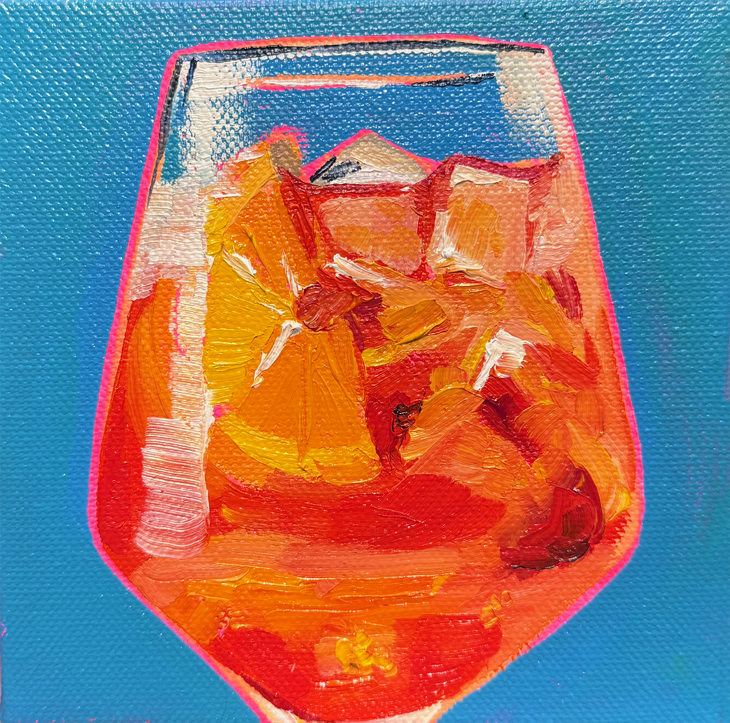 Aperol Spritz Mini Canvas
