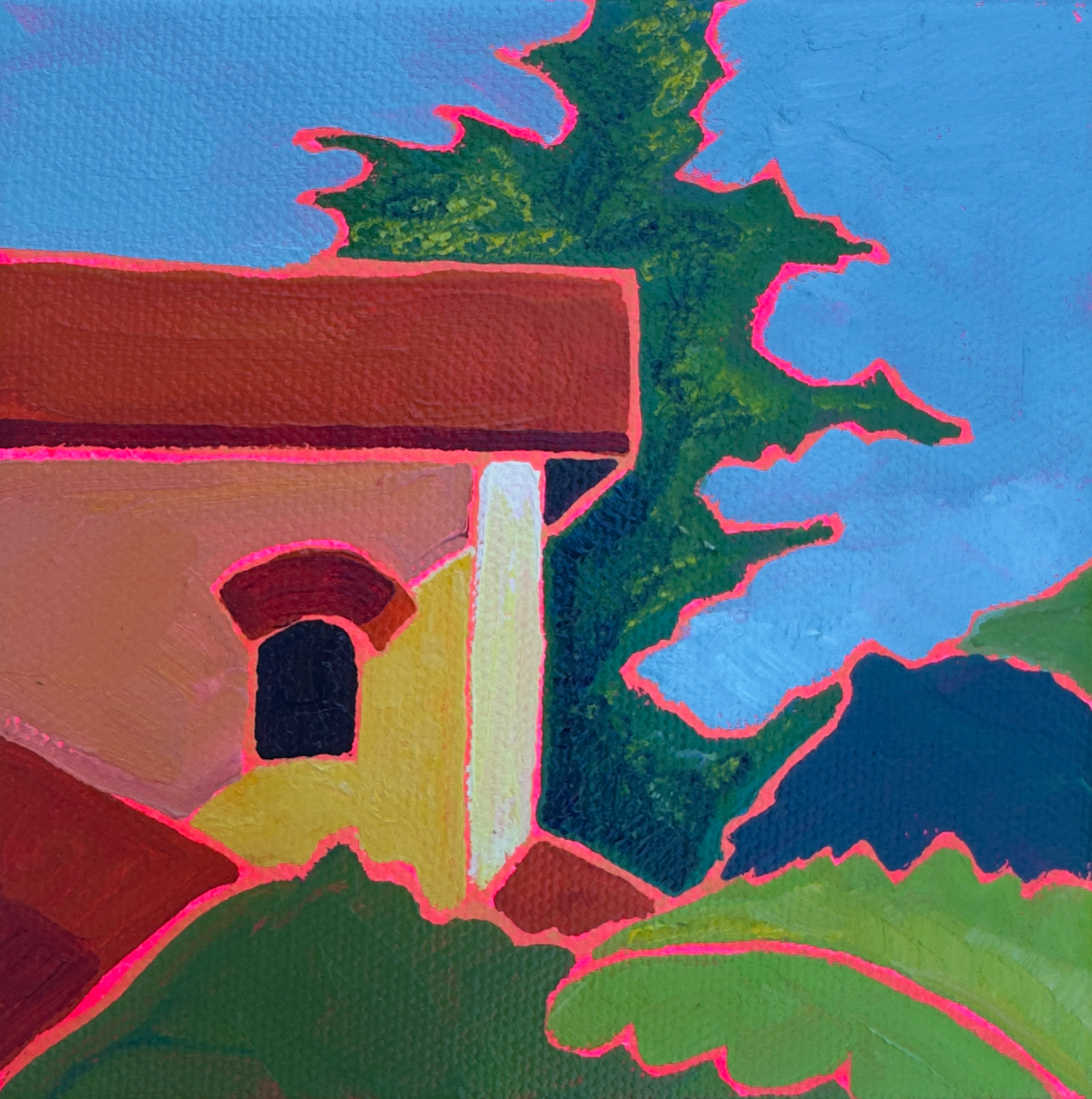 Tuscan Villa Mini Canvas