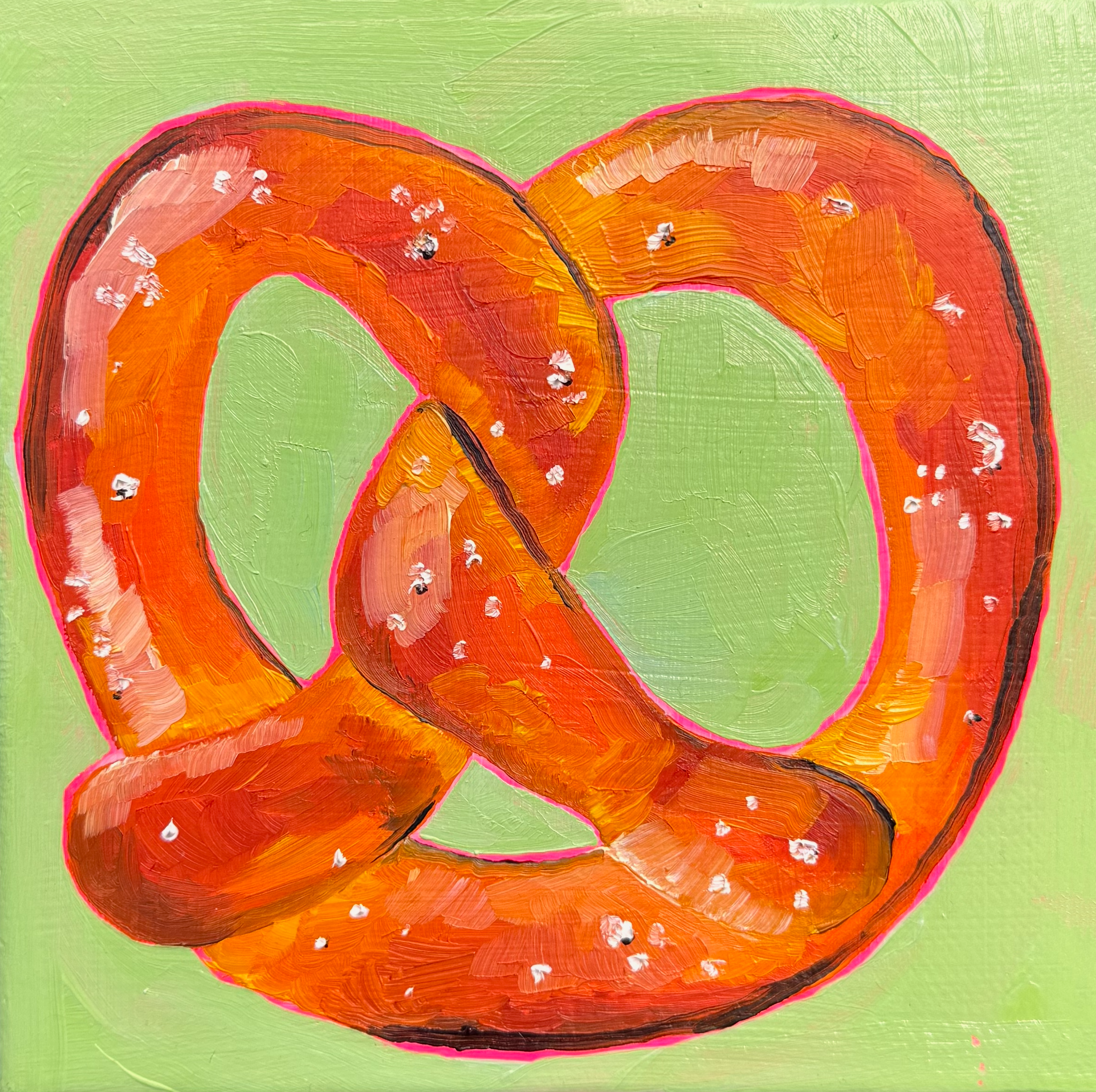 Pretzel Mini Canvas