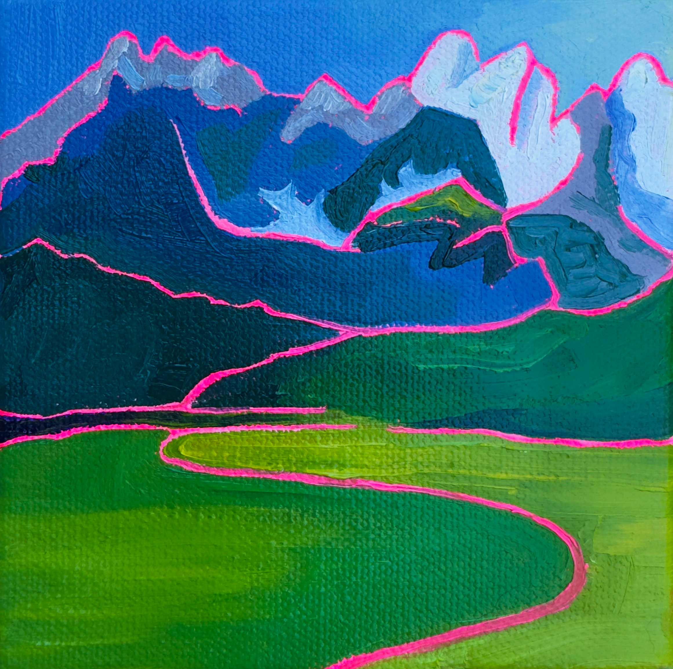 Austrian Landscape Mini Canvas