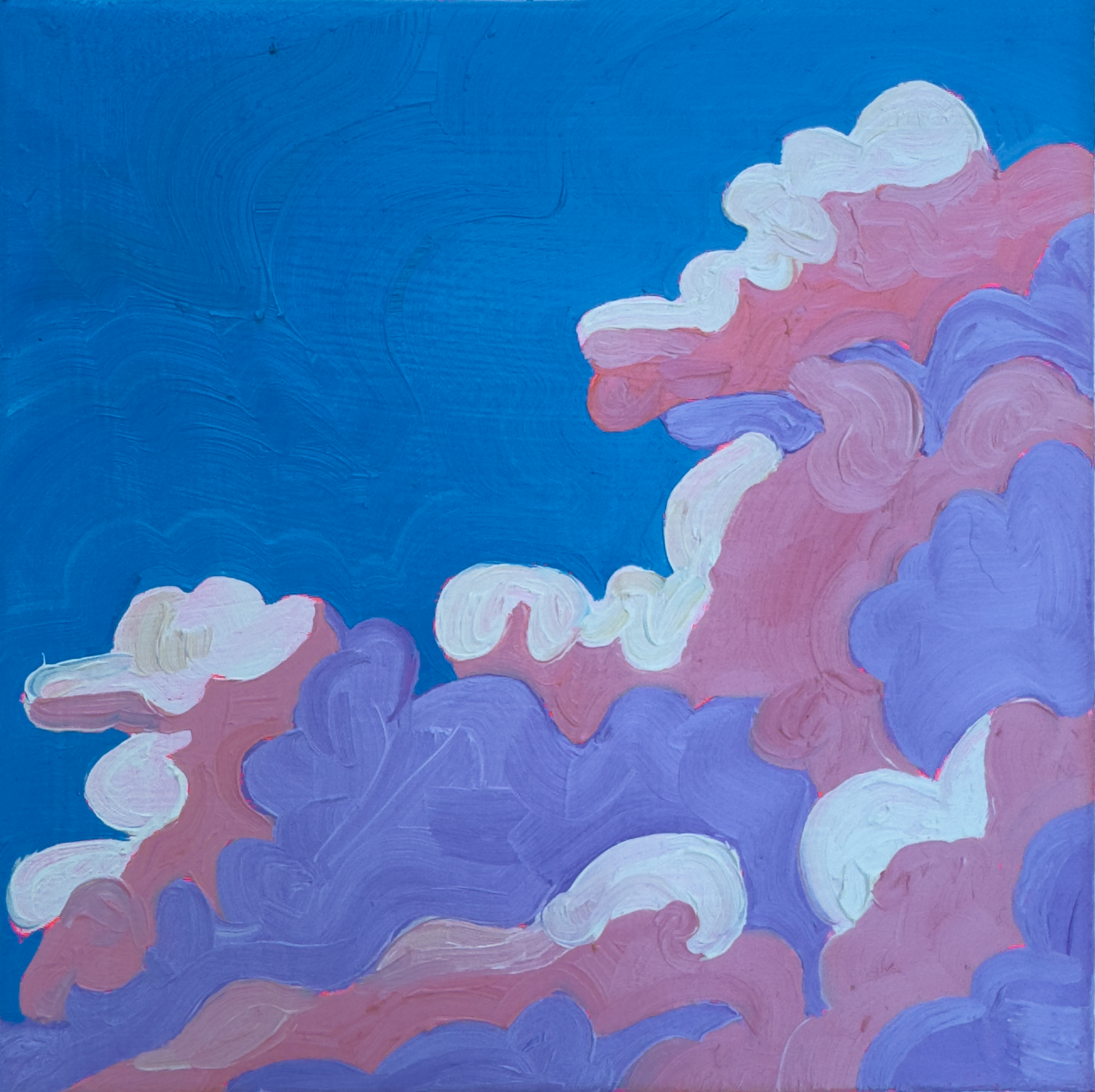 Cotton Candy Clouds Mini Canvas