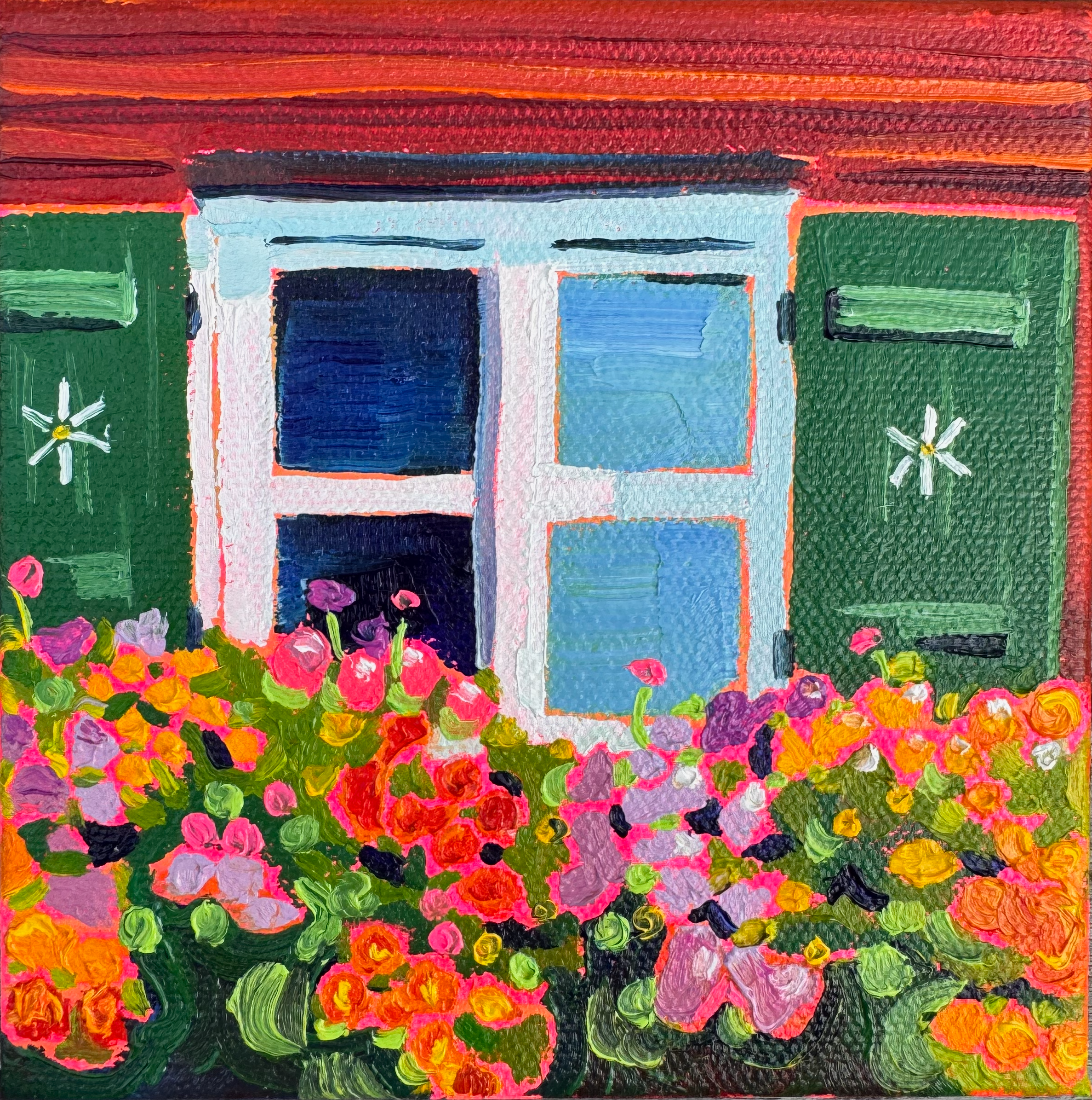 Austrian Flower Box Mini Canvas