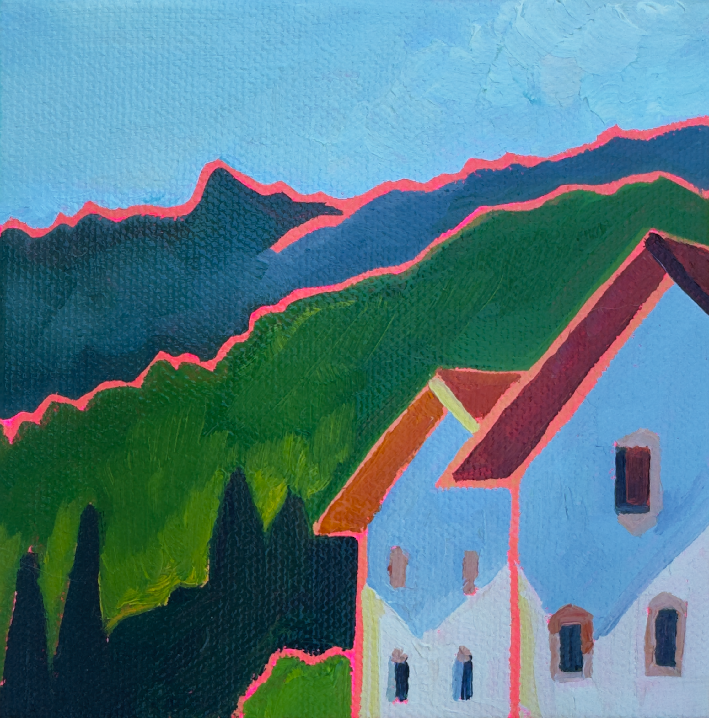 Val De Funes Mini Canvas