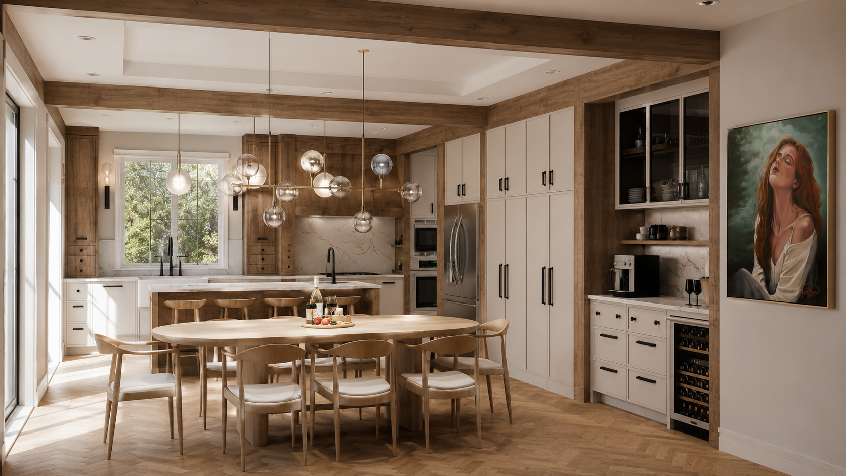 Projet de design intérieur résidentiel alliant fonctionnalité et esthétique