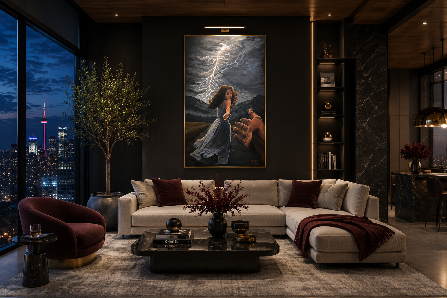 Détail de matériaux et textures dans un projet de décoration intérieure