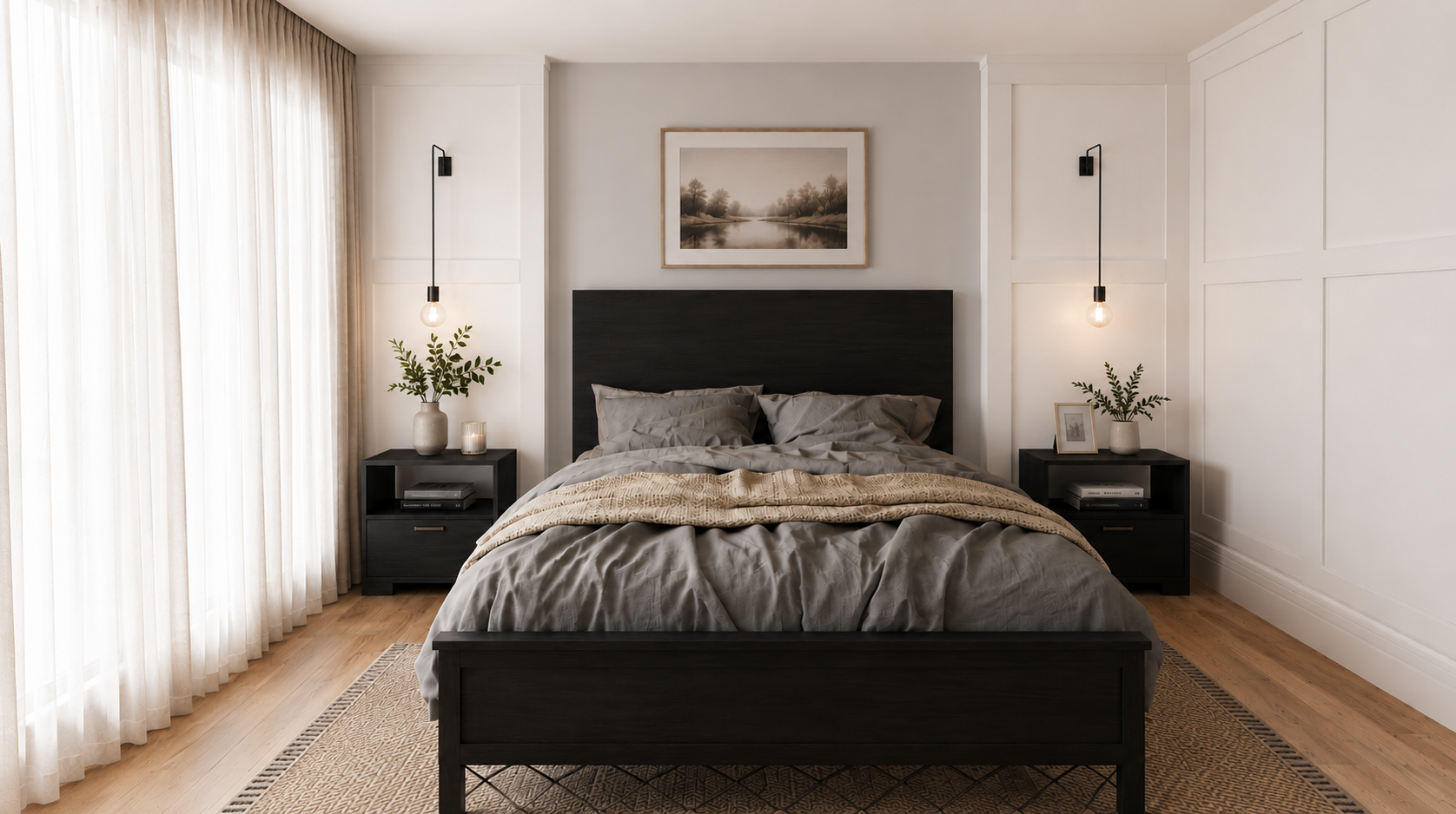Projet de design intérieur résidentiel alliant fonctionnalité et esthétique