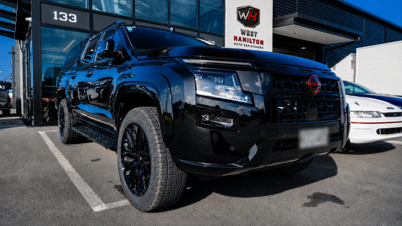 Ute completed with a premium Body-Liner blackout package