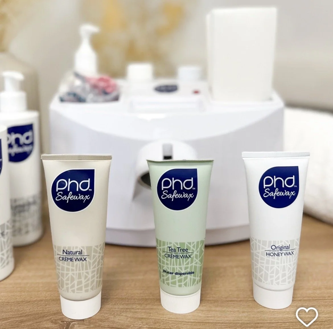 Three tubes of Phd Safewax wax, Tea Tree Creme Wax, strip wax, full body wax Birmingham