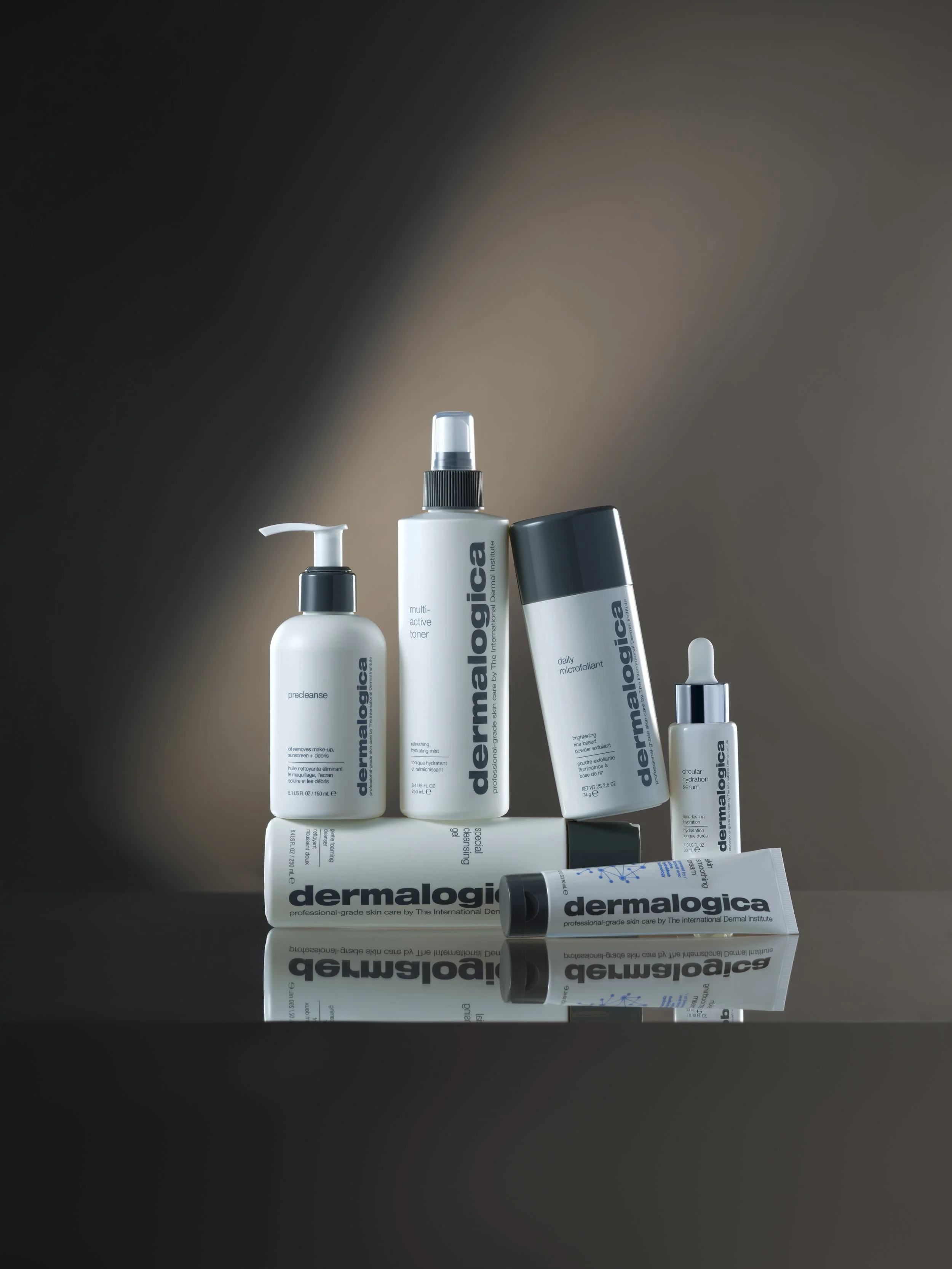 Dermalogica Retail products, cleansers, exfoliants, moisturiser, Sunprotection, serum