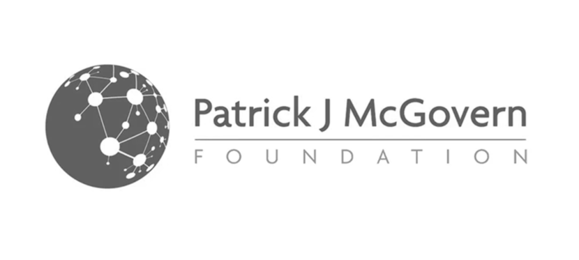 Logo of the Patrick J McGovern Foundation with a globe and network nodes design.