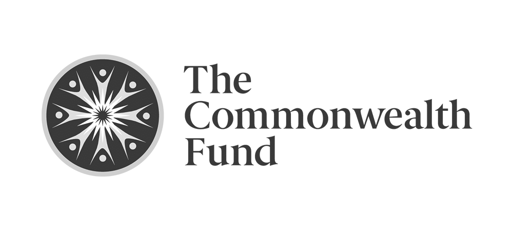 The logo of The Commonwealth Fund featuring a circular emblem with stylized human figures around the center and the organization's name next to it.