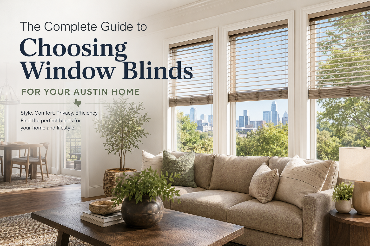 The Complete Guide to Choosing Window Blinds for Your Austin Home