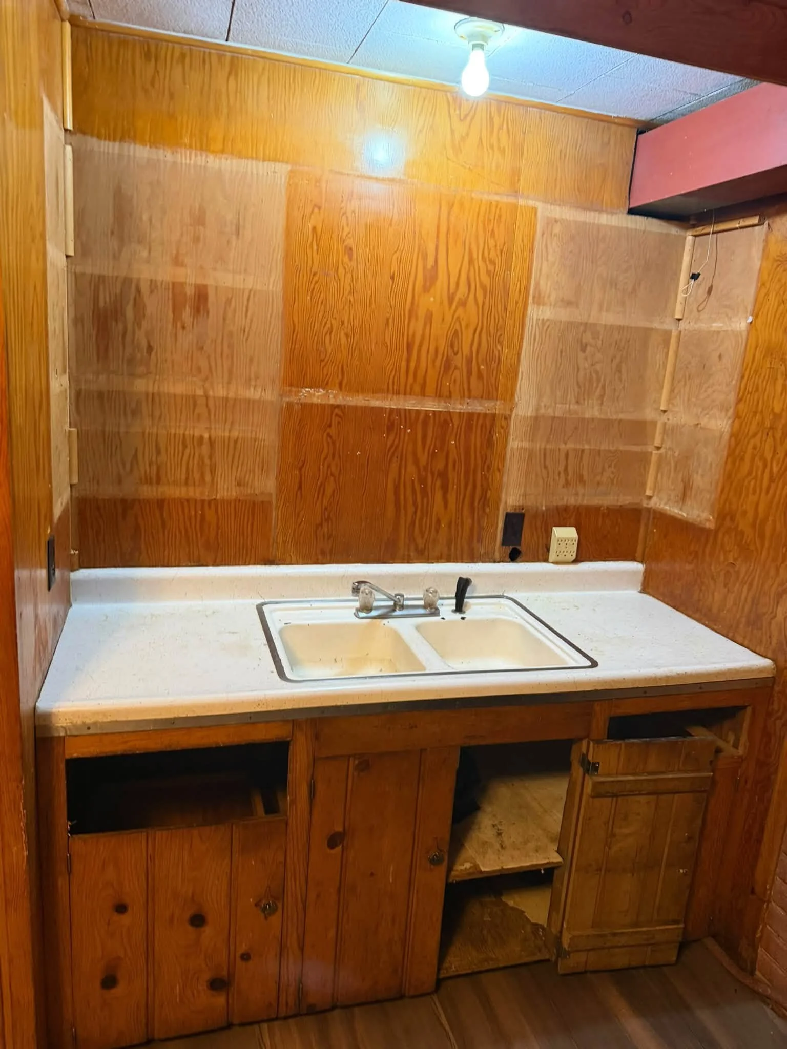 Cabin Kitchen Update- Before