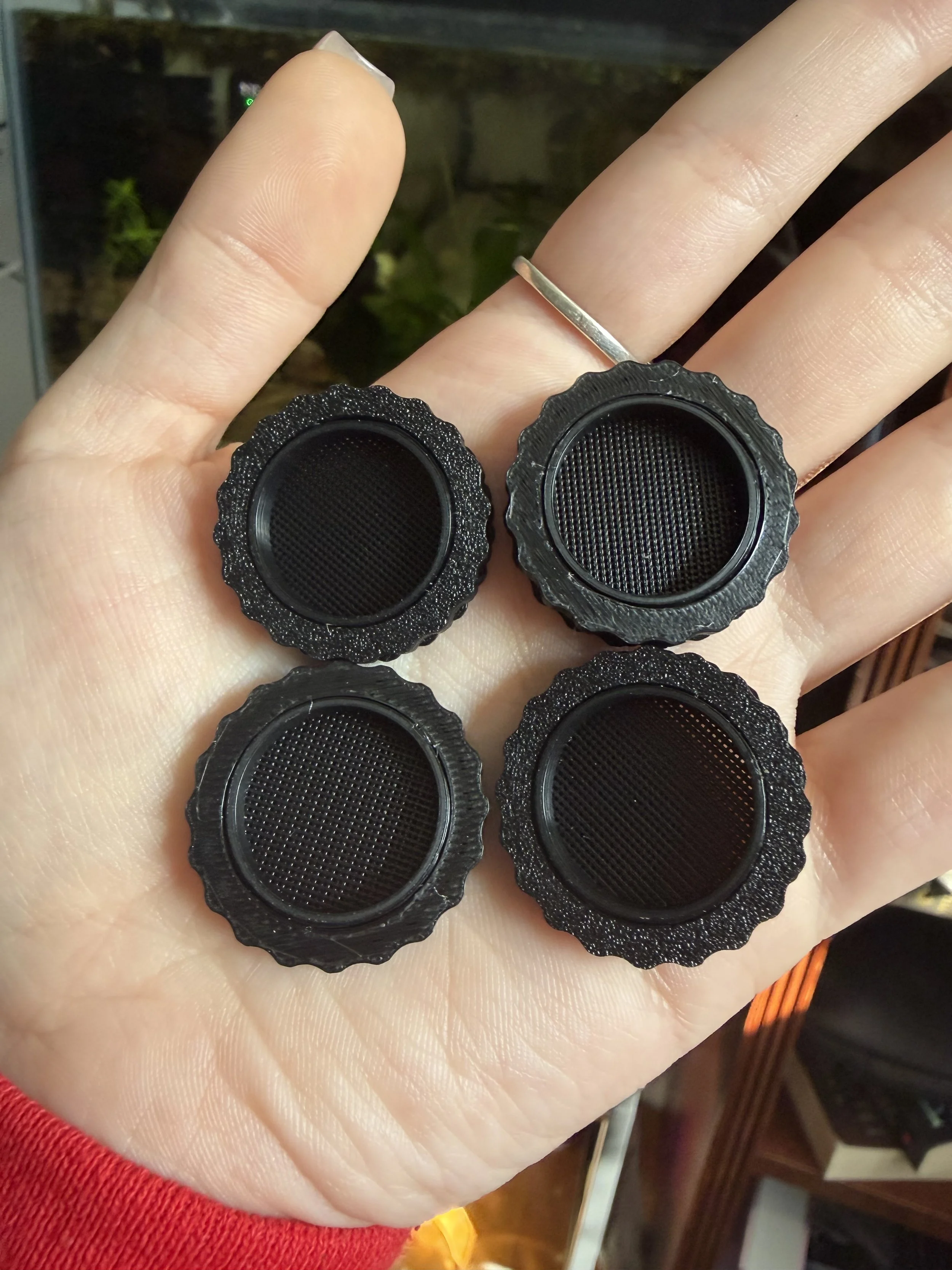 4x Culturing Vents 7/8 inch or 22MM