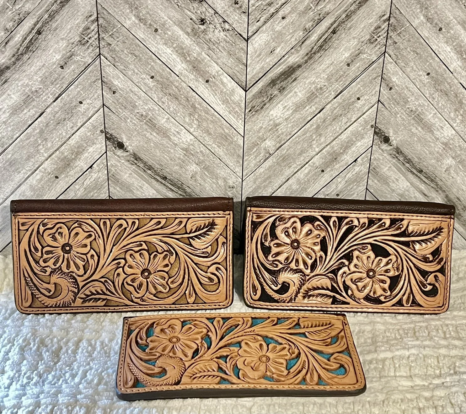 Heritage Tooled Leather Bi-Fold Wallet