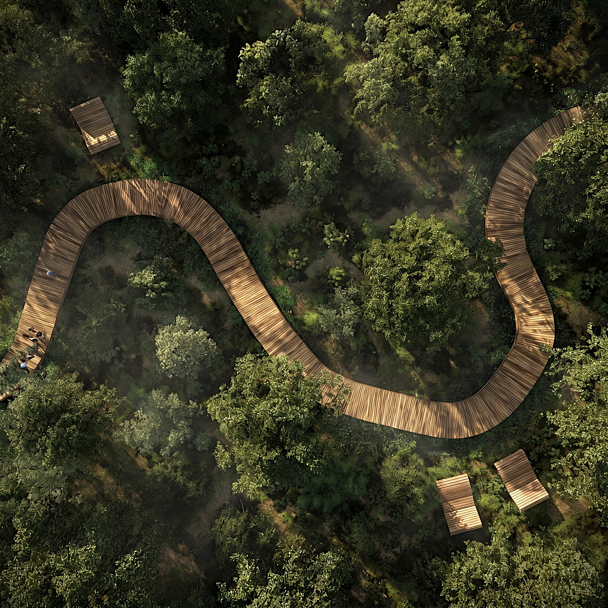 Forest Bathing Trail - Pause beneath the trees to slow your breathing and experience the restorative atmosphere of the forest.