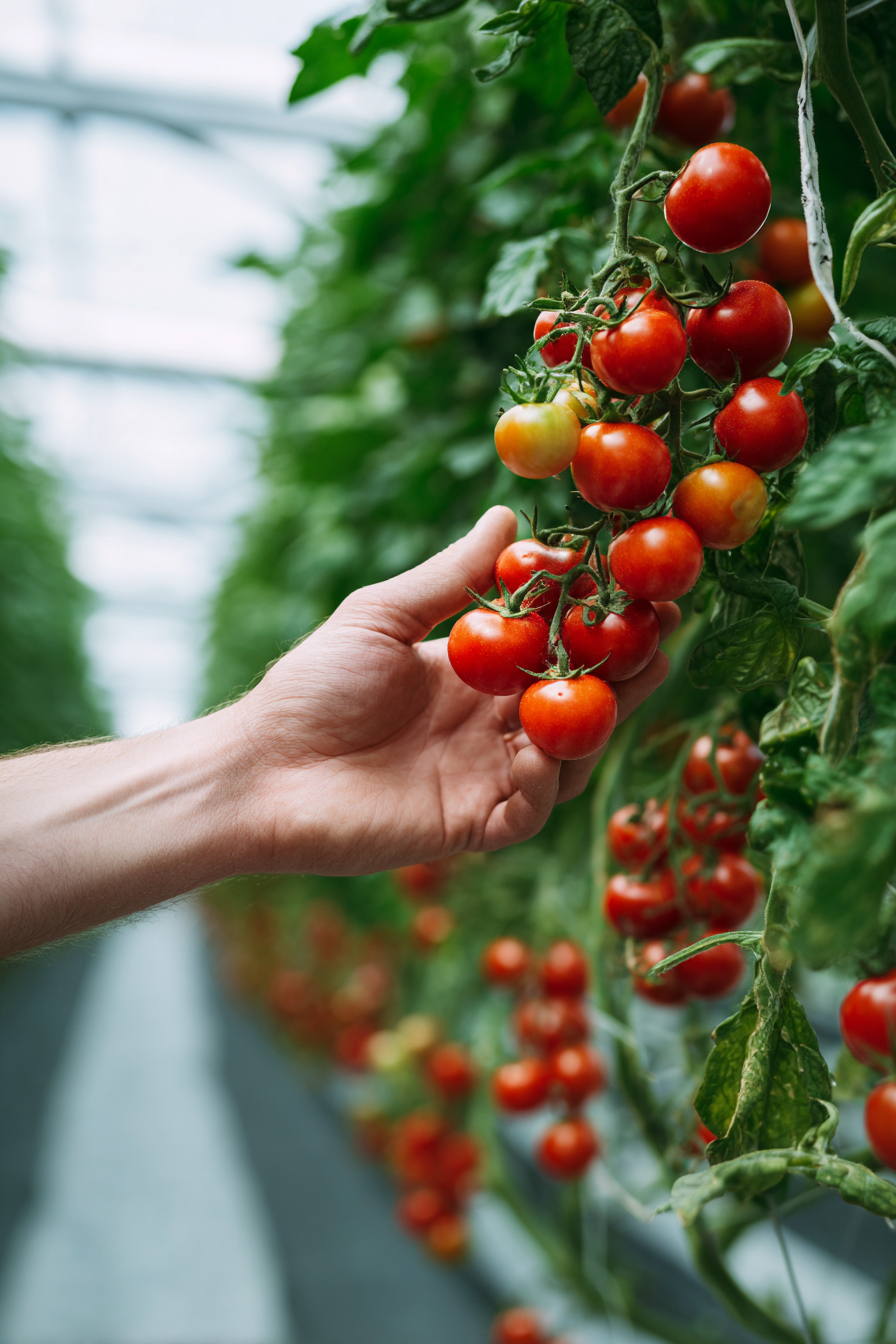 Hydroponic crops.