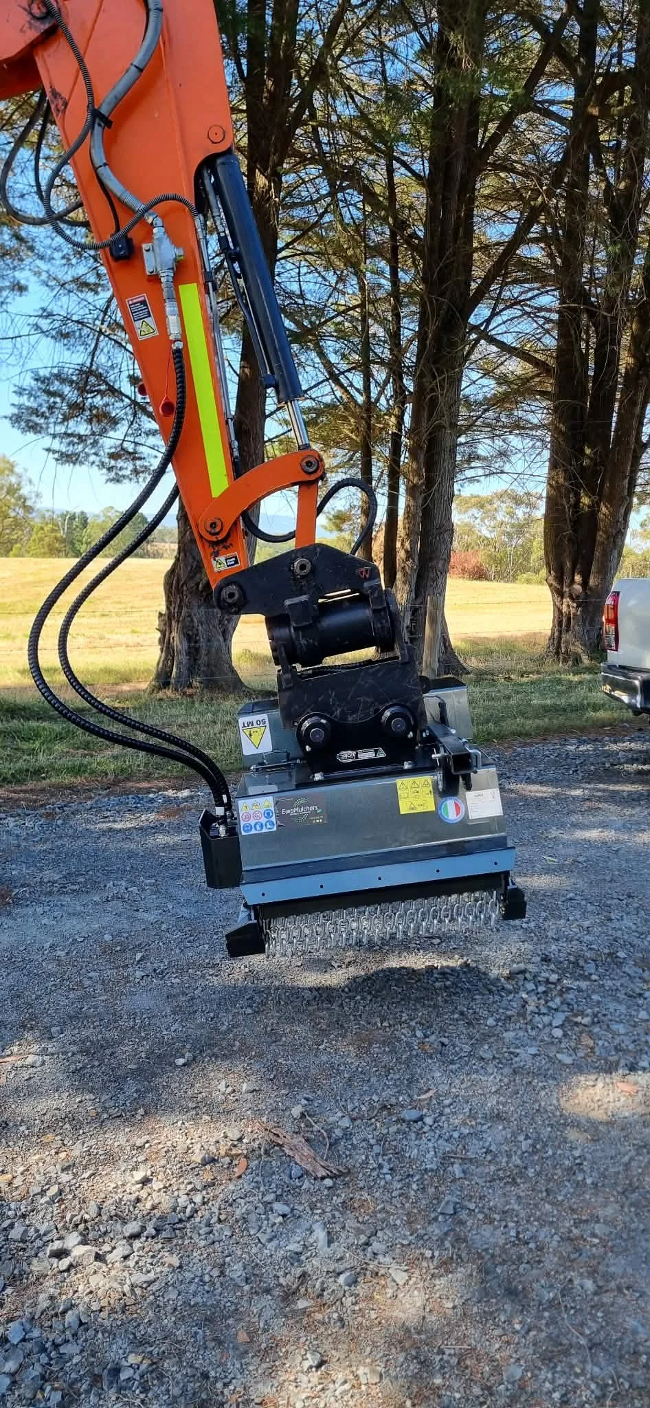 The OSMA TFK Vegetation Mulcher provides reliable performance for professional vegetation control projects.