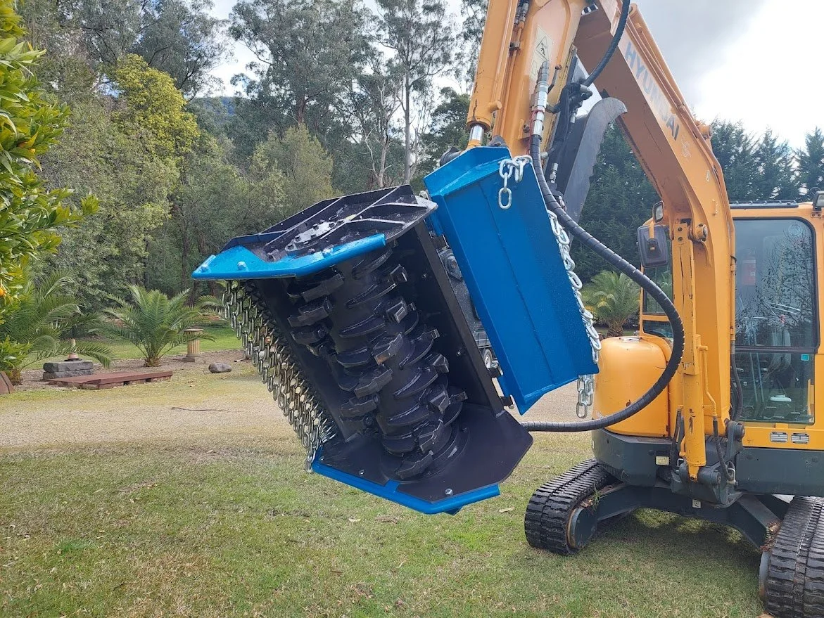 Precision Forestry Mulching with Osma | Achieve clean, consistent mulching results with the Osma TFK Range, designed to handle dense brush, saplings, and woody vegetation efficiently.