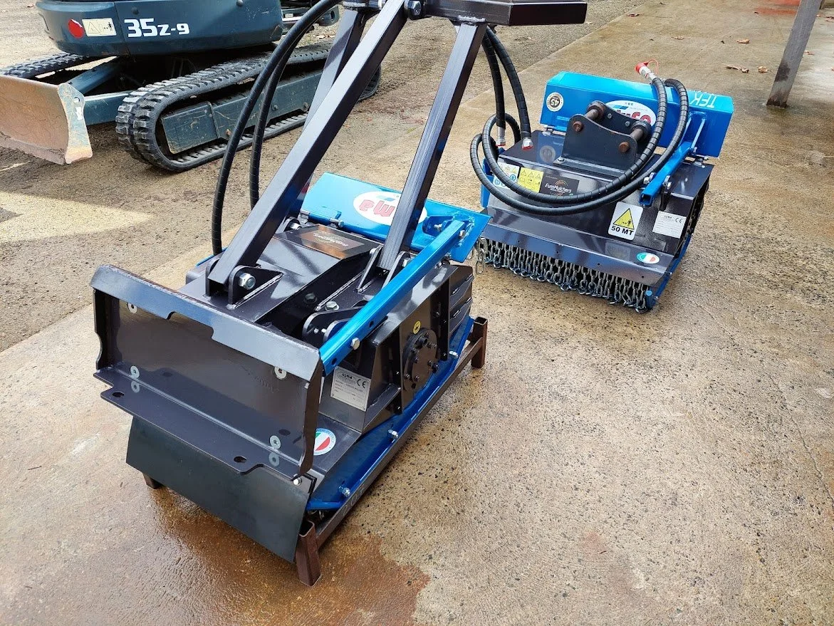 Improve productivity with the SSK Mini Forestry Mulcher, designed for compact machinery and professional operators.