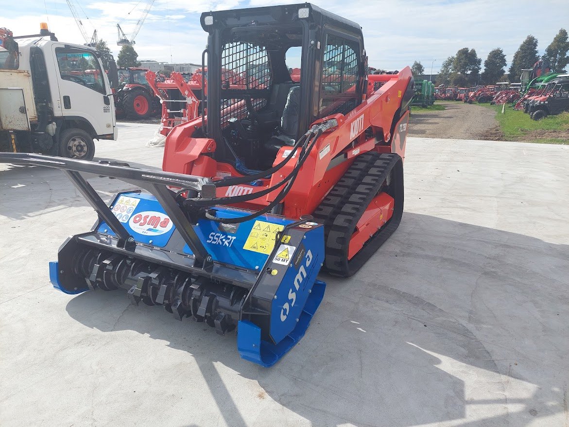 Osma Forestry Mulcher in Action | Experience efficient brush cutting and forestry mulching with the Osma SSK-RT, designed to deliver clean, consistent results across challenging terrain.