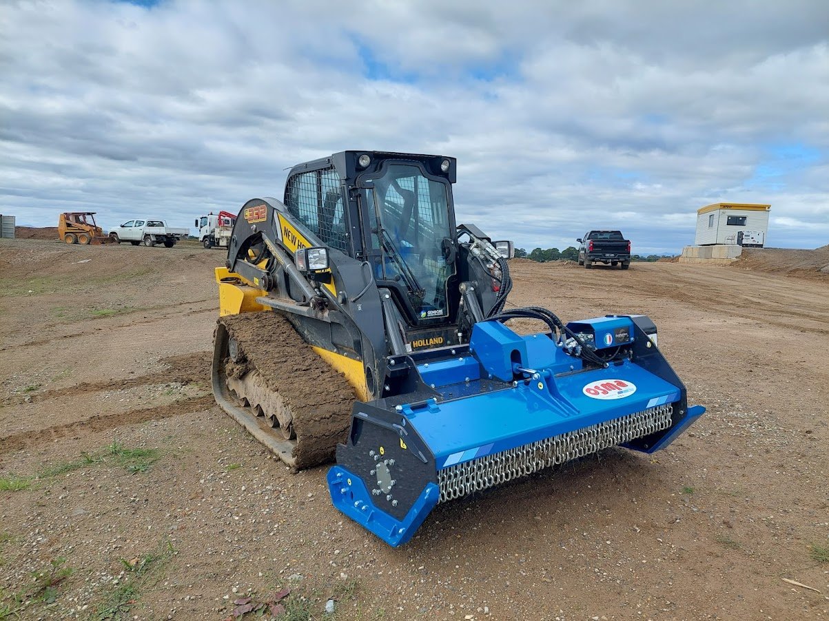 The OSMA SF Semi Forestry Mulcher is a heavy-duty attachment designed for efficient vegetation management, scrub clearing and light forestry applications.