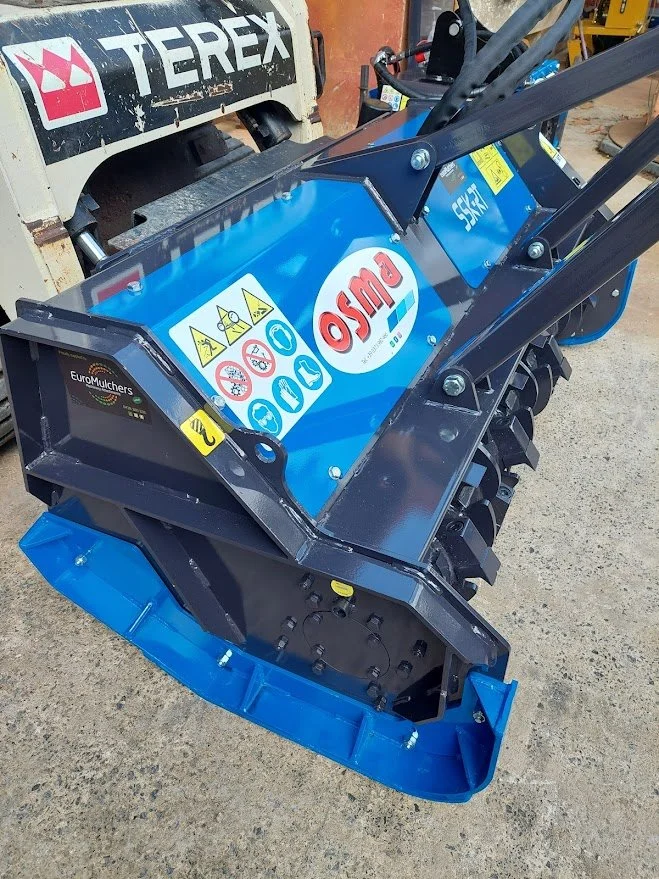 Heavy-Duty Low Flow Forestry Equipment | The Osma SSK-RT combines rugged construction with advanced cutting performance to provide reliable forestry mulching for low-flow skid steer machines.
