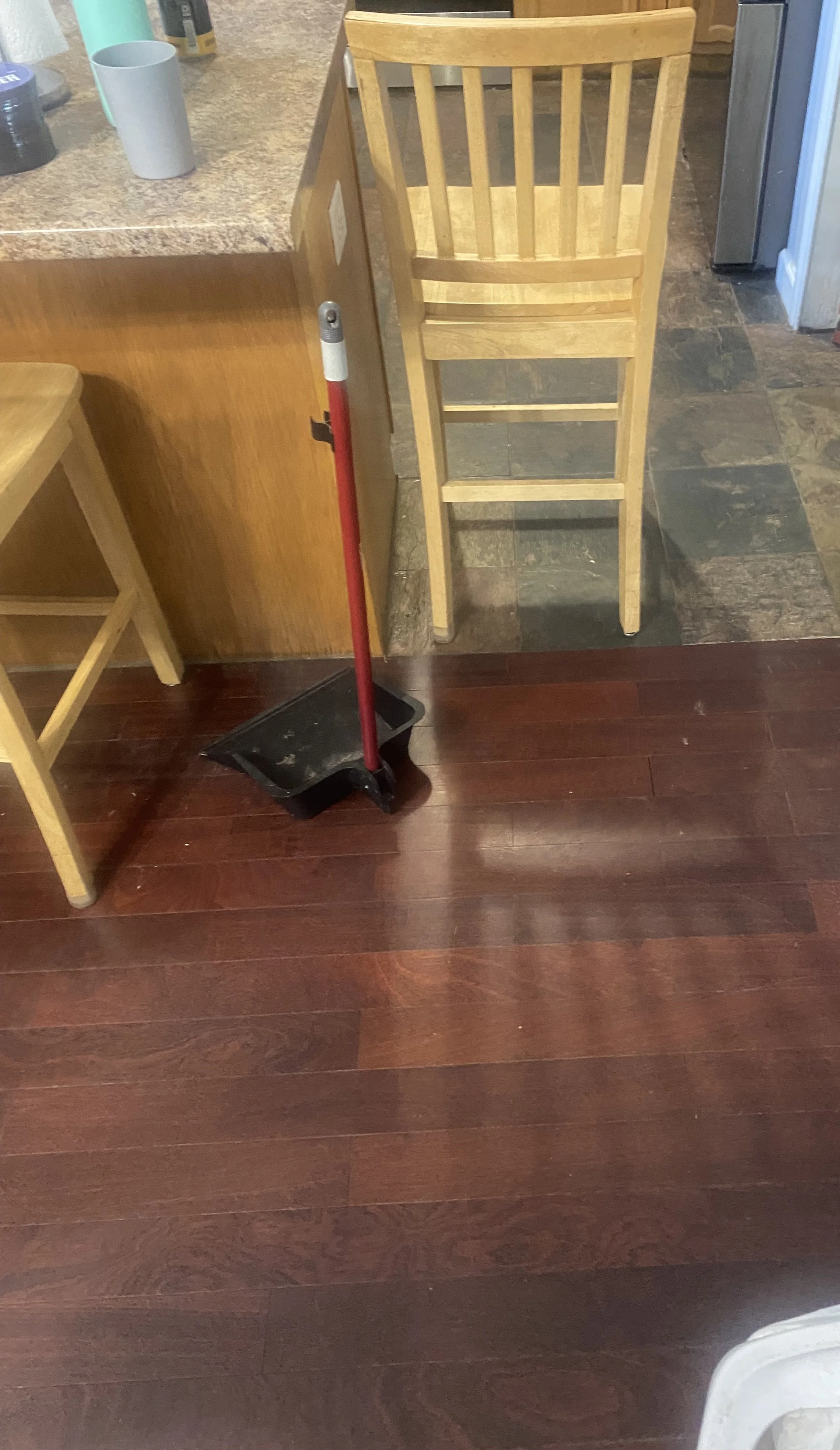 Dining Room and Kitchen Flooring Before.jpg